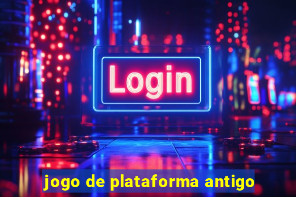 jogo de plataforma antigo